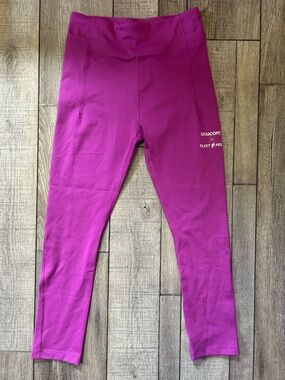 Saucony x Fleet Feet Pink Performance Leggings